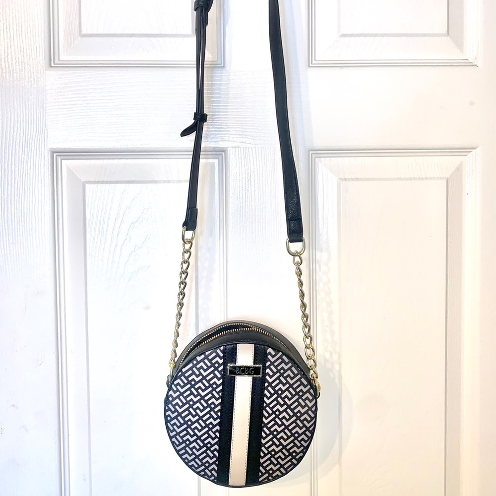 BCBG Crossbody Purse with Chain Detail